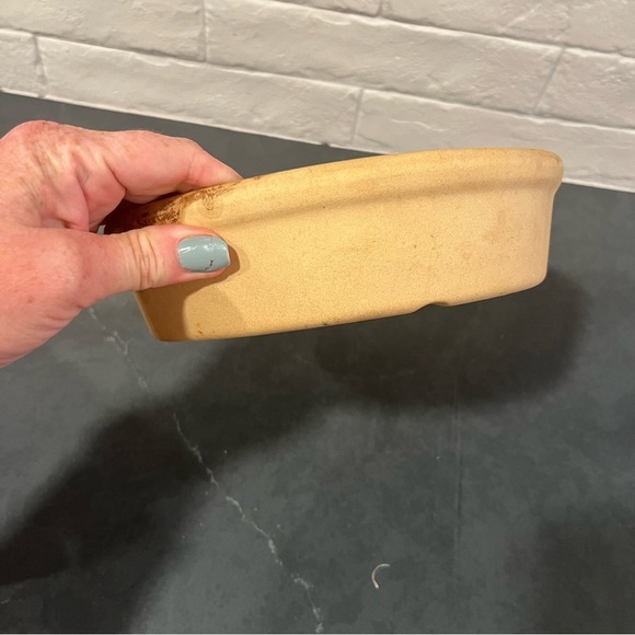 Pampered Chef stoneware 8” mini baker round pan - Picture 2 of 9